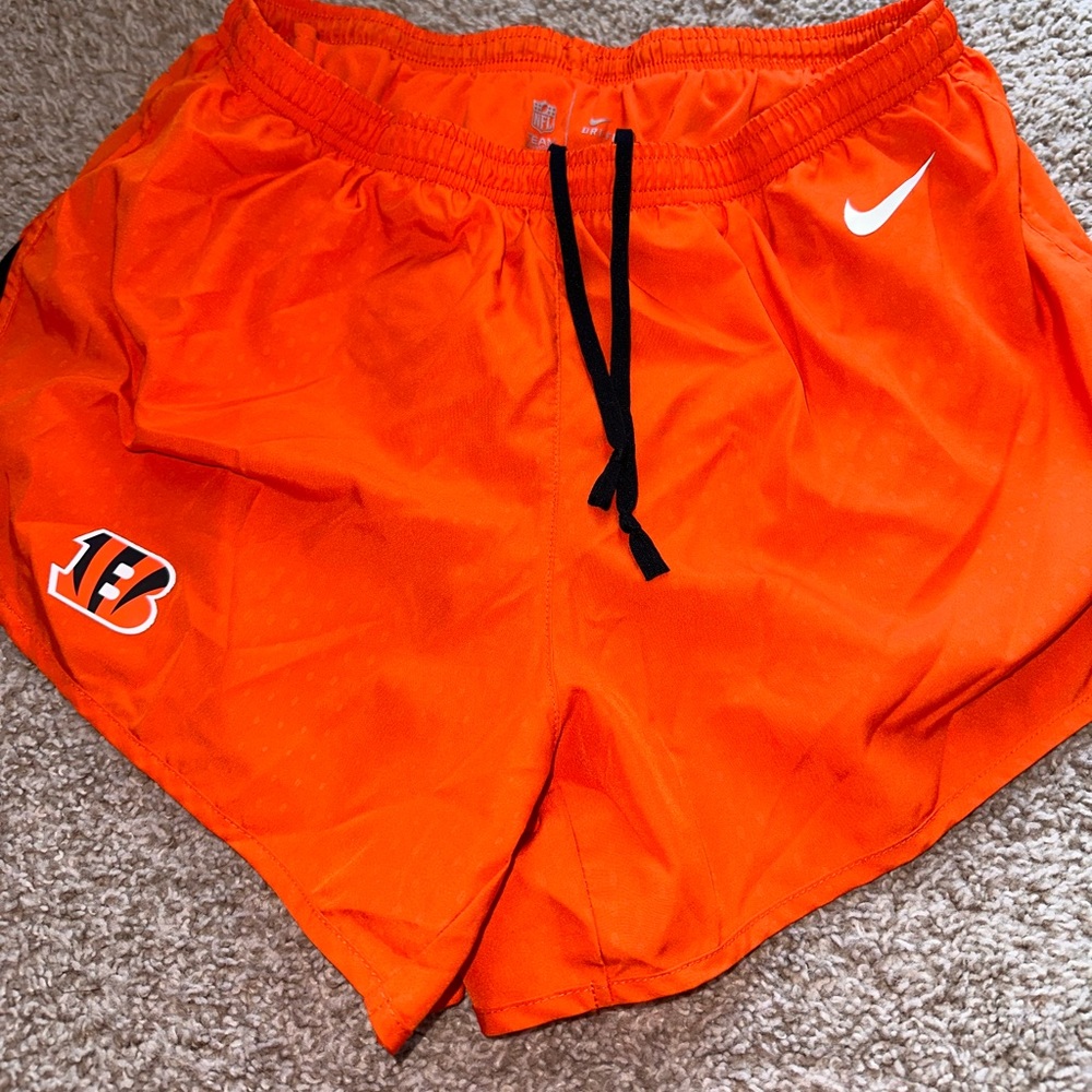 Bengals Nike running shorts